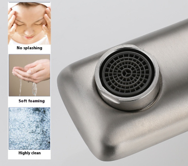 304 Stainless Steel Table Basin Faucet Hot And Cold Brushed Bathroom Washbasin