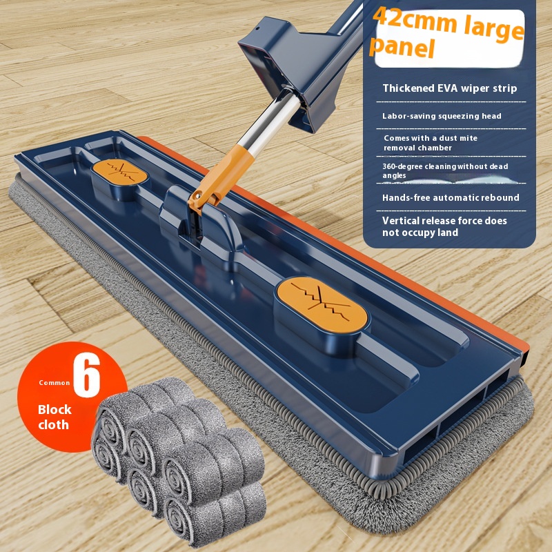 New Style Large Flat Mop 360 Rotating Mop Suitable Various Types Flooring Strong - Picture 19 of 48