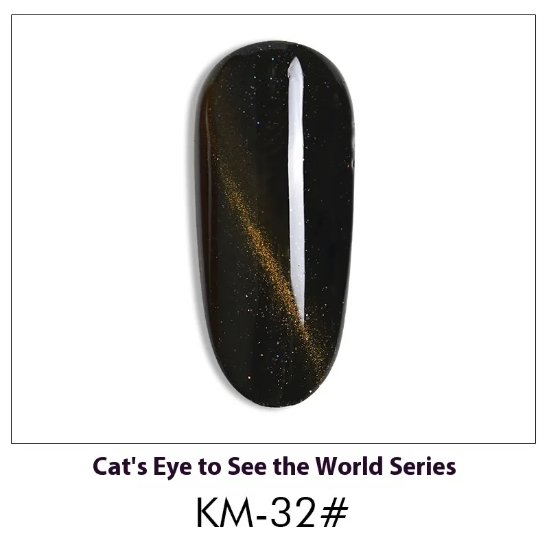 New 36 Colors Suit White Phototherapy Plastic Cat Eye Series Nail Polish Gel - Ckm032