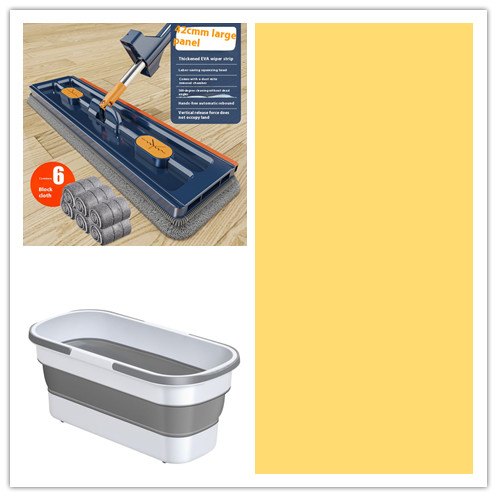 New Style Large Flat Mop 360 Rotating Mop Suitable Various Types Flooring Strong - Picture 22 of 48