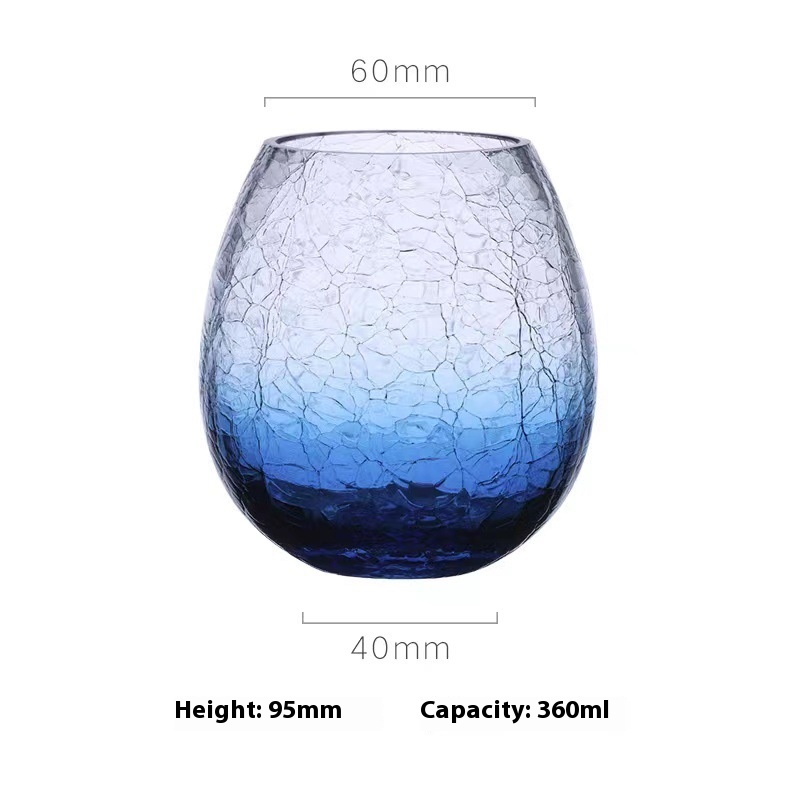 Modern Minimalist Good-looking Ice Crack Glass