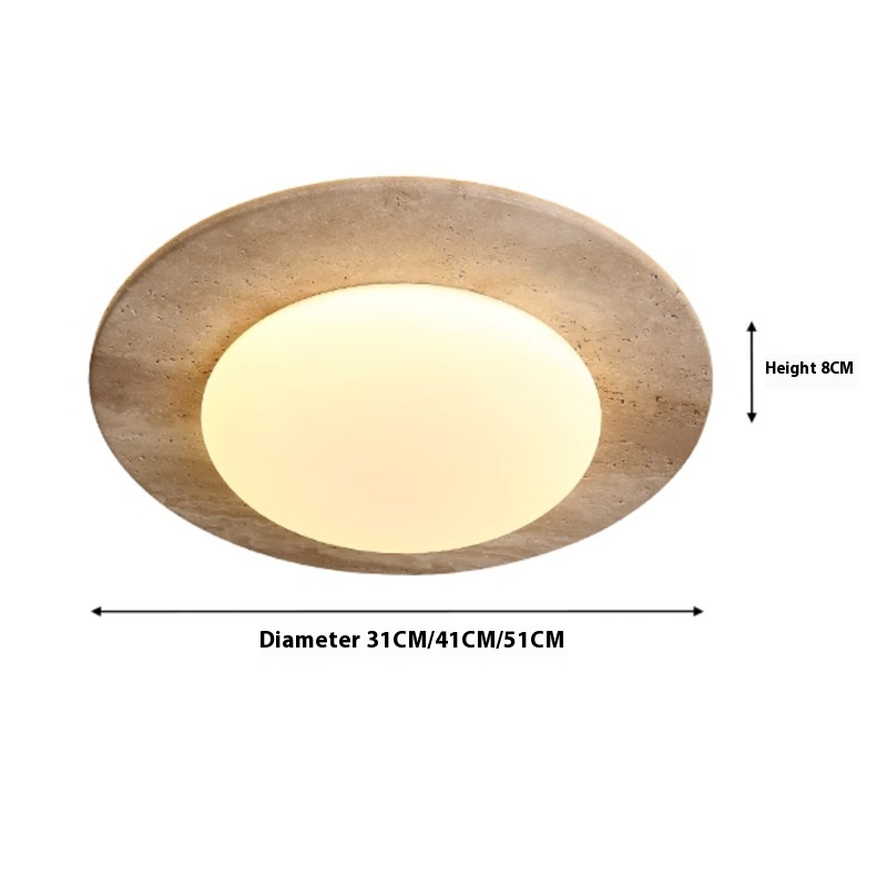 Huangdongshi Japanese-style Silent Bedroom Ceiling Lamp - Image 4