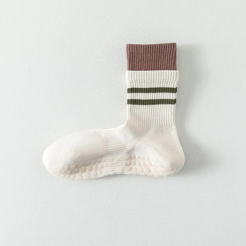 Yoga Socks Women's Autumn And Winter Socks Bottom Non-slip - Beige