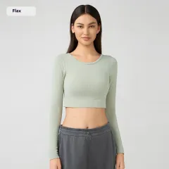 Fashion Short Personalized Yoga Clothes For Women - Linen-10 - View 1