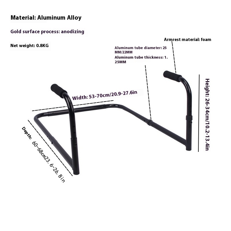 Sofa Stand Up Assist Rail, Aluminum Alloy Armrest For Elderly Sofa Standing Auxi