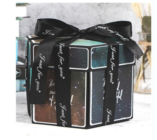 Surprise Explosion Box DIY Handmade Scrapbook Photo Album Gift Box For Valentine - Picture 28 of 49