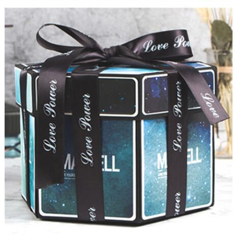 Surprise Explosion Box DIY Handmade Scrapbook Photo Album Gift Box For Valentine - Picture 21 of 49