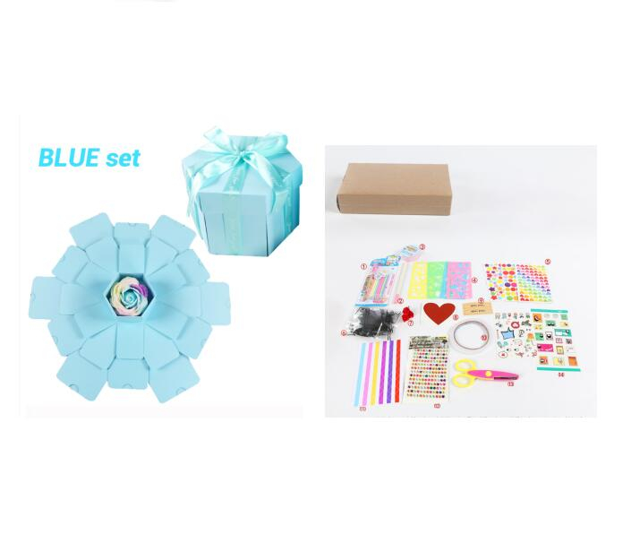 Surprise Explosion Box DIY Handmade Scrapbook Photo Album Gift Box For Valentine - Picture 18 of 49