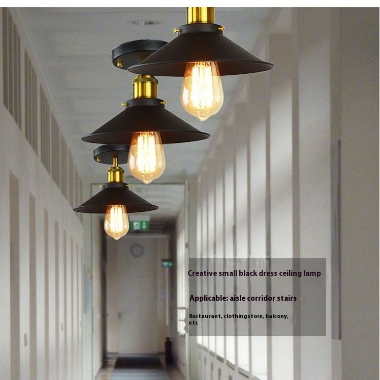 Retro Industrial Style Iron Ceiling Lamp American Style - Image 4