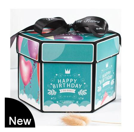 Surprise Explosion Box DIY Handmade Scrapbook Photo Album Gift Box For Valentine - Picture 33 of 49