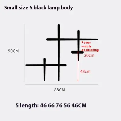 Simple Modern Living Room Bedroom Creative Wall Lamp