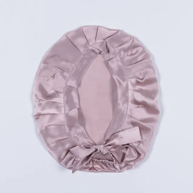 Women's Solid Color Hair Care Silk Nightcap Pink - Shop at LoveMi
