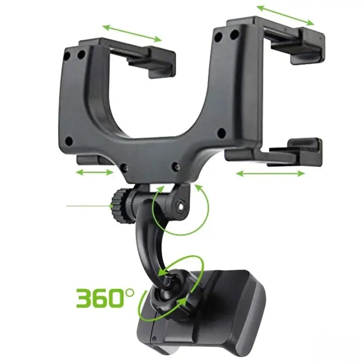 Car Rearview Mirror Mobile Phone Navigation Bracket Driving Recorder Fixing Clip