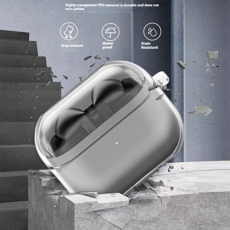 Transparent Anti Drop Earphone Protective Case
