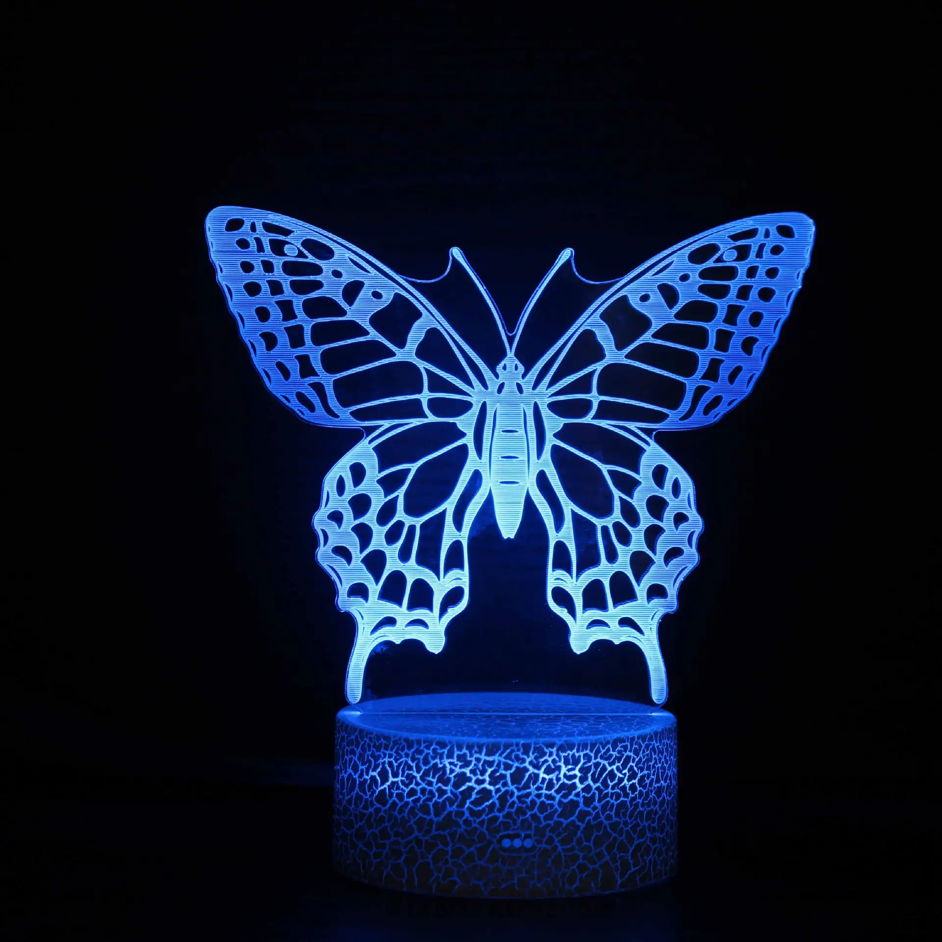 Acrylic 3D Small Night Colorful Touch USB Table Lamp