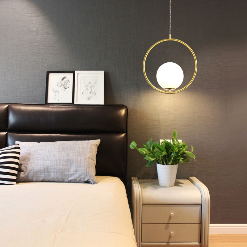 Creative Nordic Single Head All Copper Pendant Light - Image 4