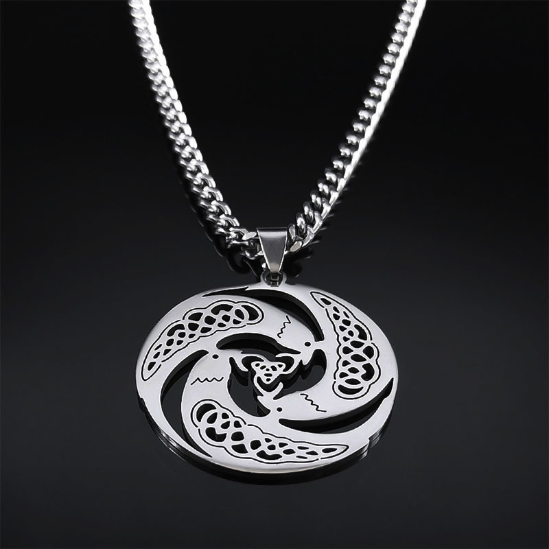 Irish Knot Fashion Stainless Steel Necklace