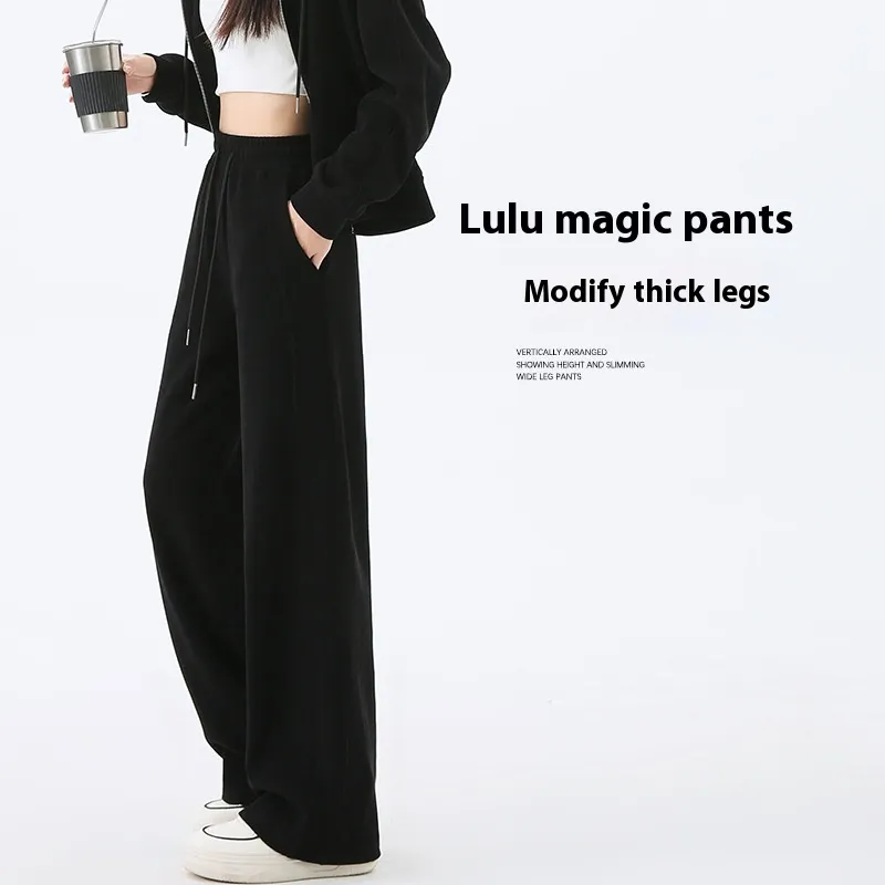 Chenille Wide-leg Pants Women's Loose Casual Fleece Corduroy