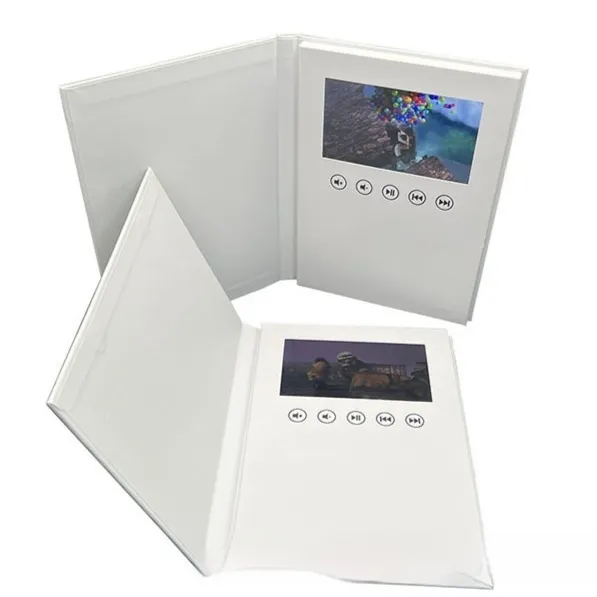 Brochure Paper Blank 7-inch Greeting Card White