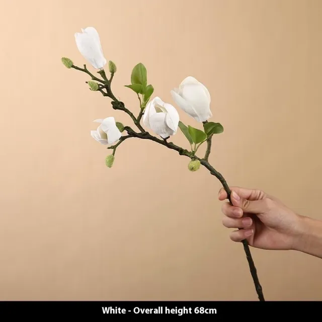 Magnolia Artificial Fake Flower Decoration White - Shop at LoveMi