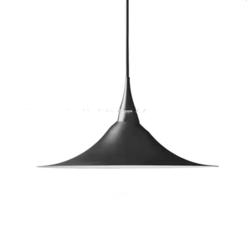Simple Dining Table Study UFO Chandelier – Black, 30x30x15CM