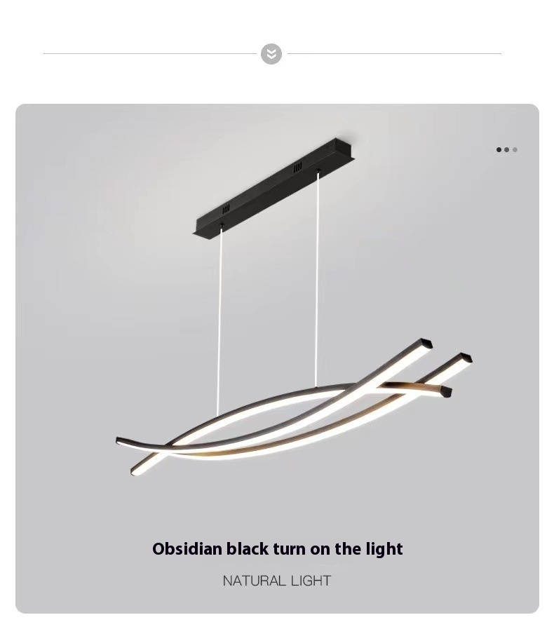 Black Nordic Three Long Chandelier Bar Table - Image 3