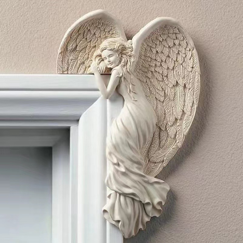 Angel Door Frame Decoration Resin Crafts