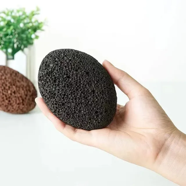 Foot Grinder Exfoliating Stone Wet And Dry Grinding Foot Cutin Heel Exfoliating Household Foot Grinding Volcanic Rock Volcanic Rock Feet Scrubber - Shop at LoveMi