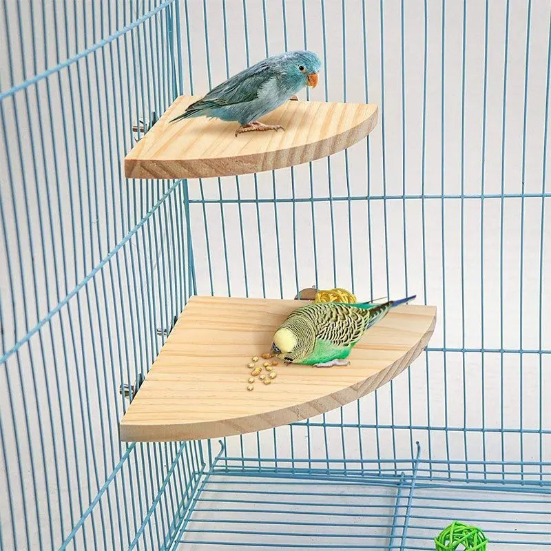 Climbing and Playing Bird Cage Accessories Toy Solid Wood