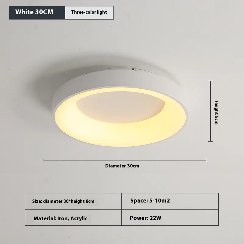 Bedroom Light Ceiling Lamp Modern Minimalist Master