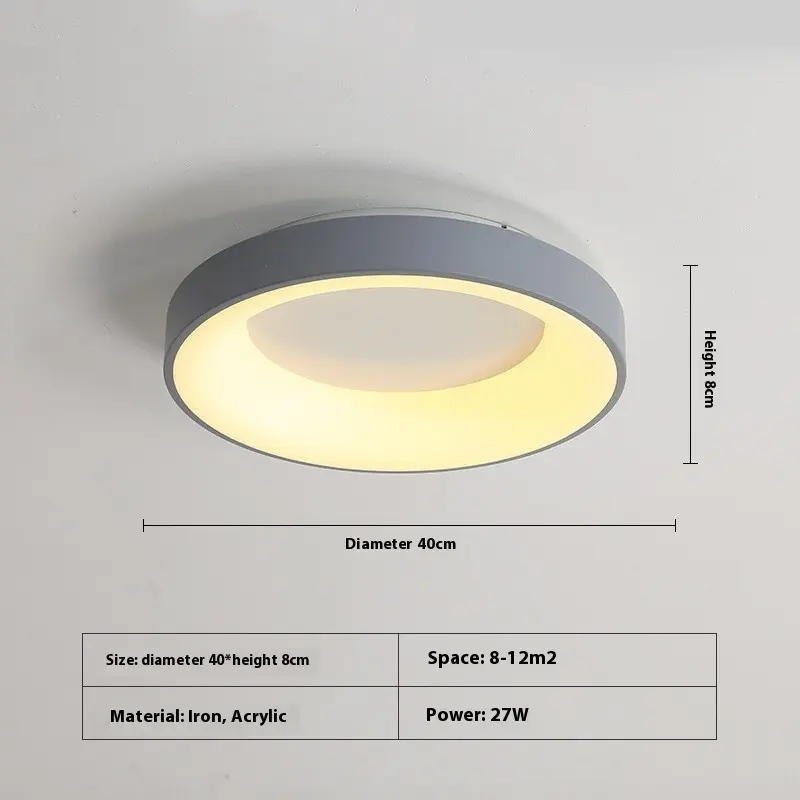 Bedroom Light Ceiling Lamp Modern Minimalist Master