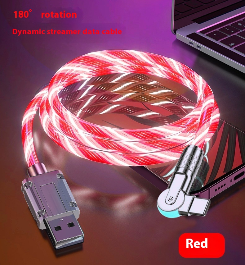 RGB Car Ambient Light Charging Cable – Colorful Horse Racing LED Fast Charger Wi - 第 8/29 張圖片