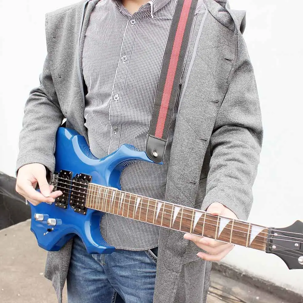 Folk Electric Wooden Guitar Bass Universal Stripe
