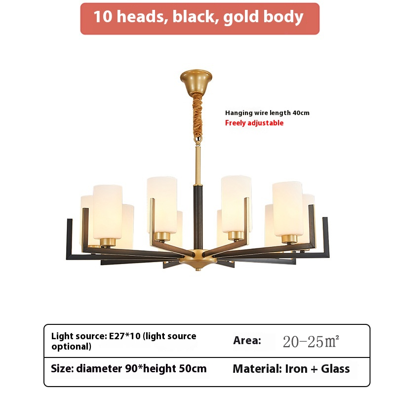 New Chinese-style Chandelier Modern Minimalist Living Room - Image 6