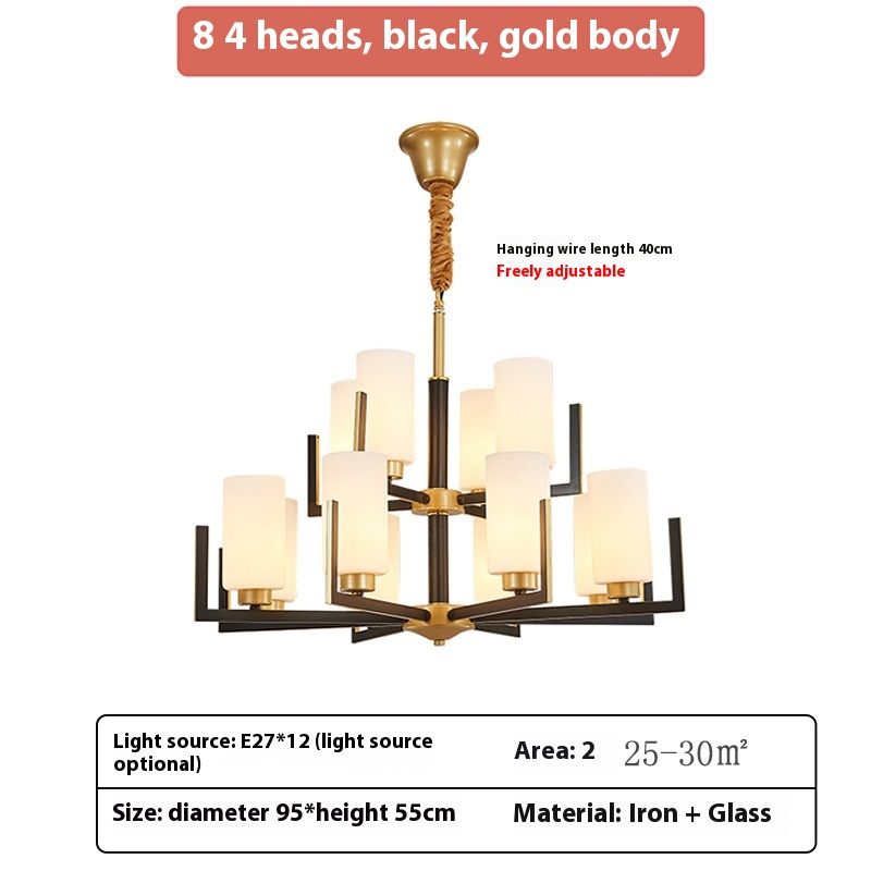 New Chinese-style Chandelier Modern Minimalist Living Room - Image 7