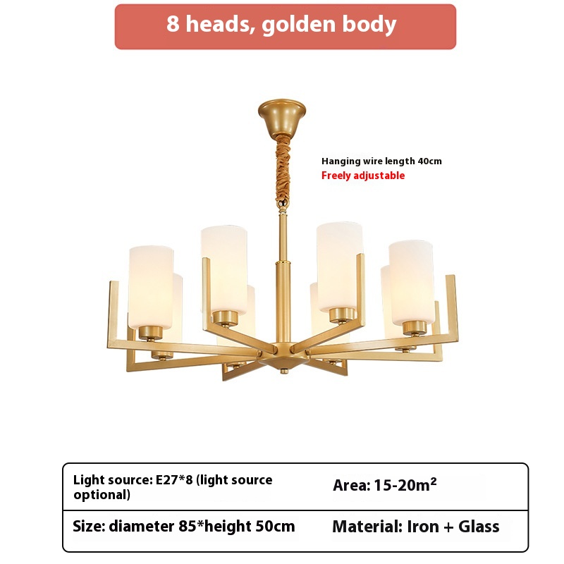 New Chinese-style Chandelier Modern Minimalist Living Room - Image 10