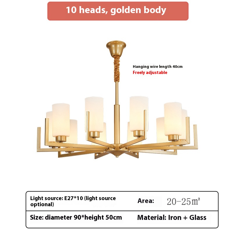 New Chinese-style Chandelier Modern Minimalist Living Room - Image 3