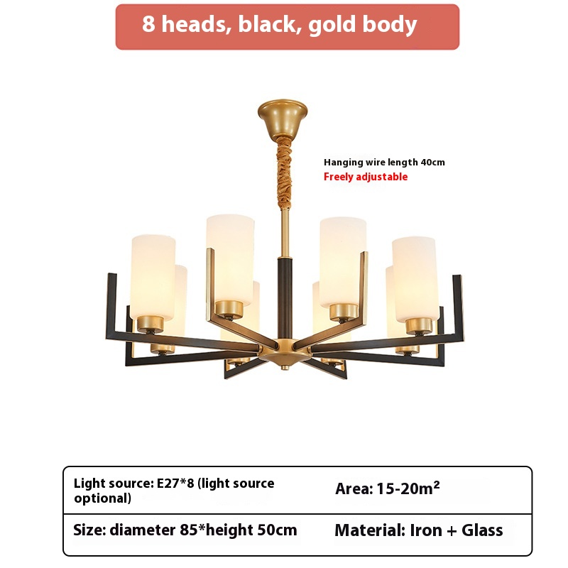 New Chinese-style Chandelier Modern Minimalist Living Room - Image 9