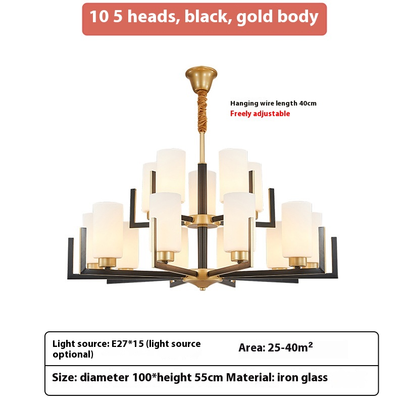 New Chinese-style Chandelier Modern Minimalist Living Room