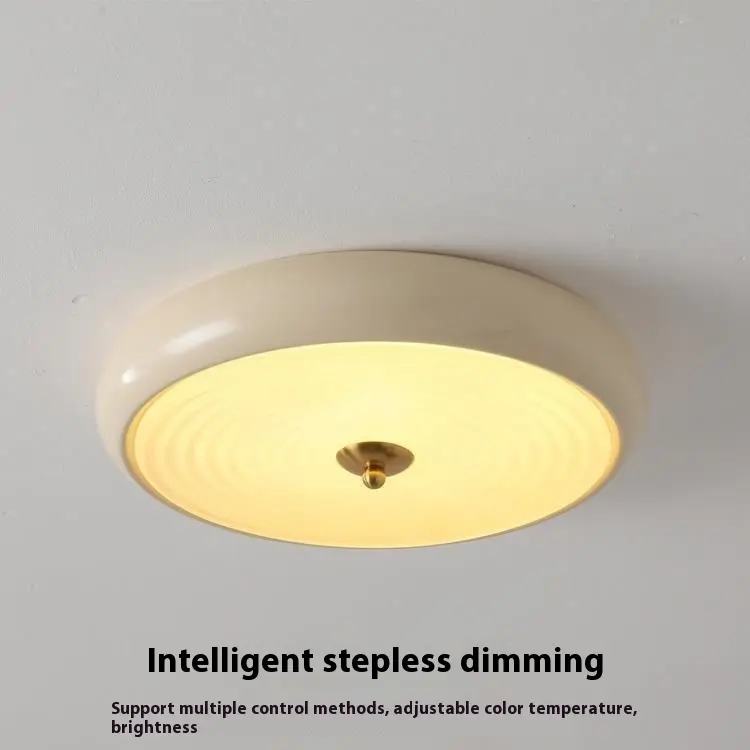 Full Spectrum French Cream Bedroom Ceiling Lamp