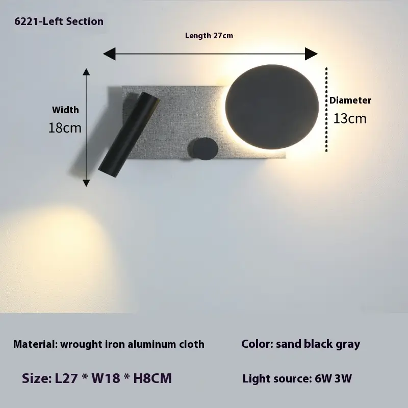 Bedroom Ambience Light Bedside Reading Wall Lamp