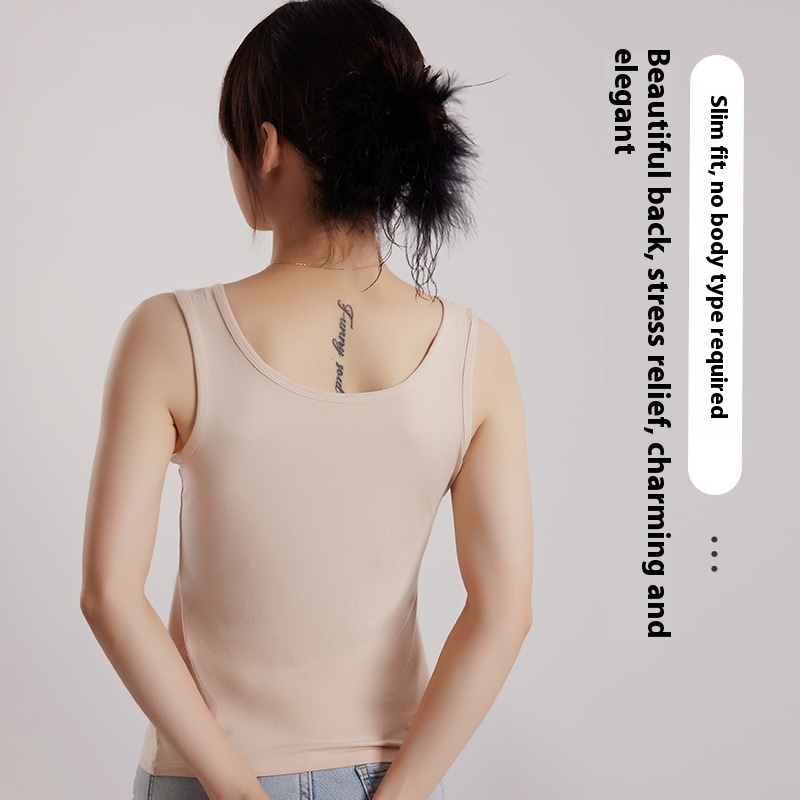 Summer Thin Modal Sleeveless Bottoming Vest