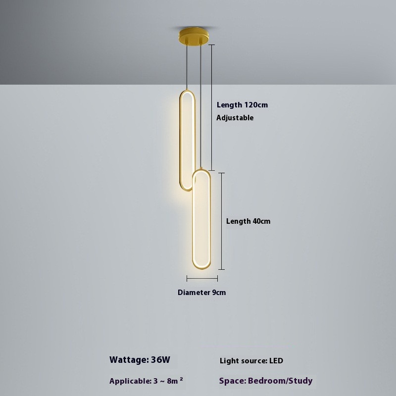 Bedroom Bedside Chandelier Living Room Wall Lamp