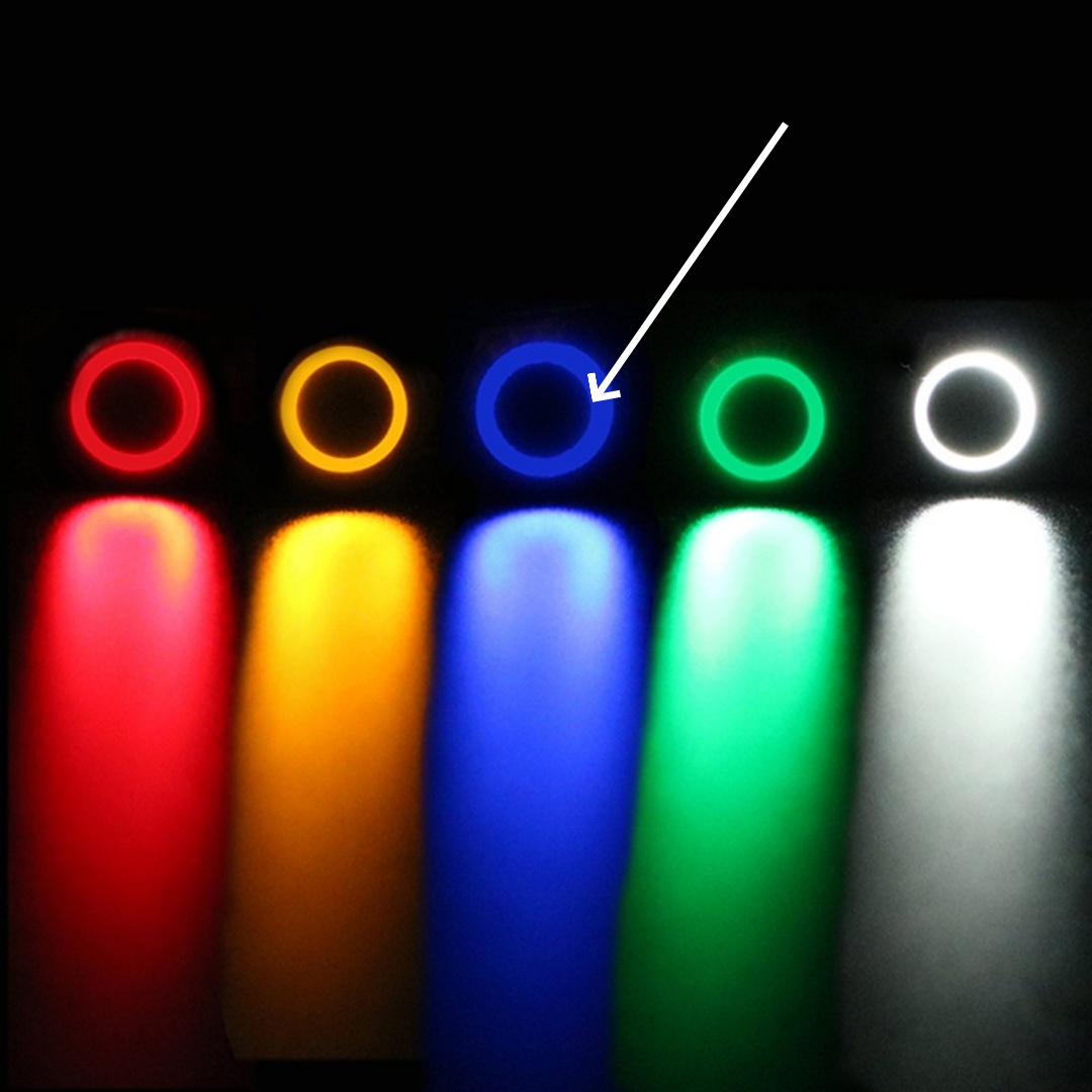 12mm Metal Button Self-reset Small Waterproof With Light  Button 5V6V12V24V