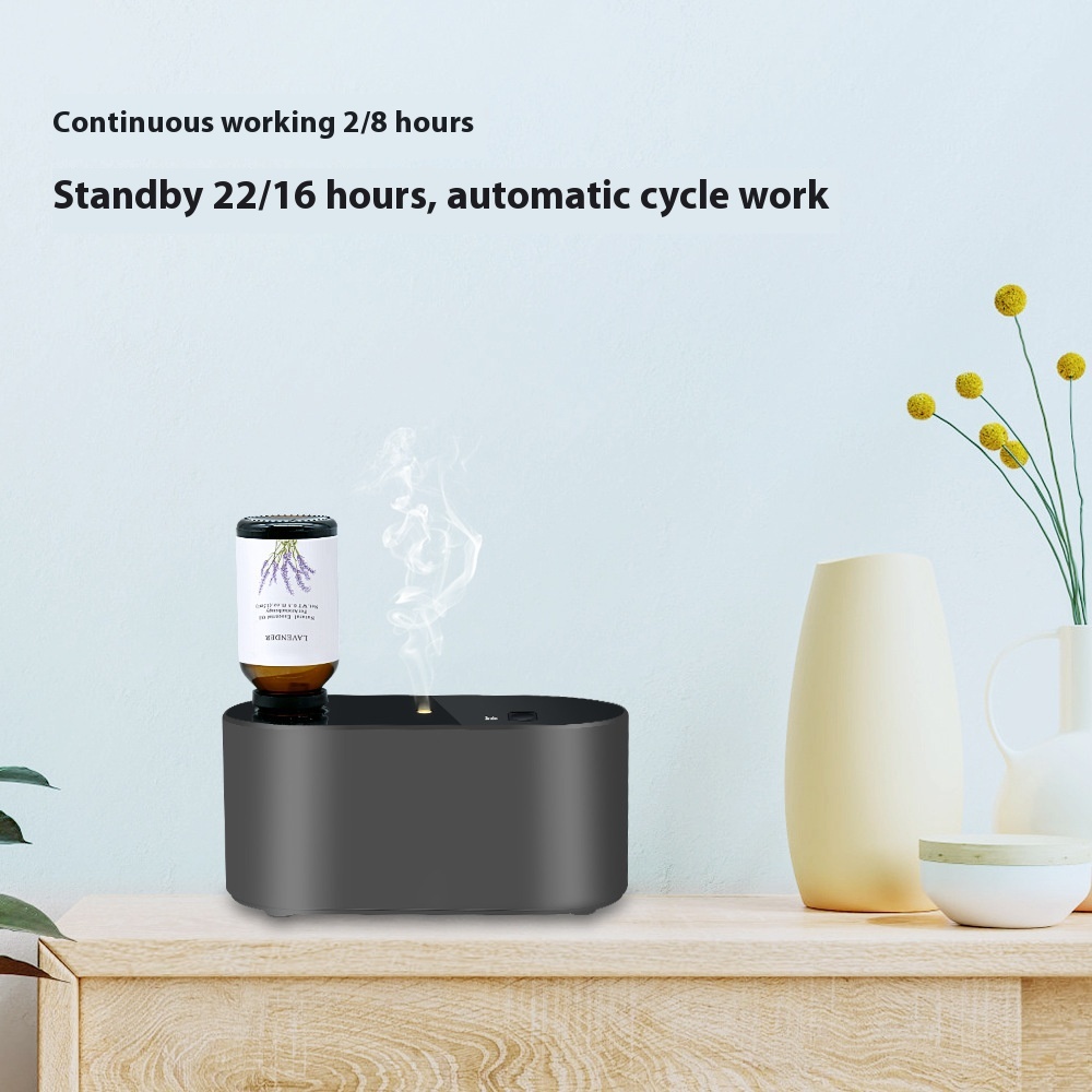 Portable Negative Ion Cold Aroma Diffuser Pure Plant Essential Oil Diffuser Travel Self-driving Aromatherapy Machine Atomizing Wood Essential Oil