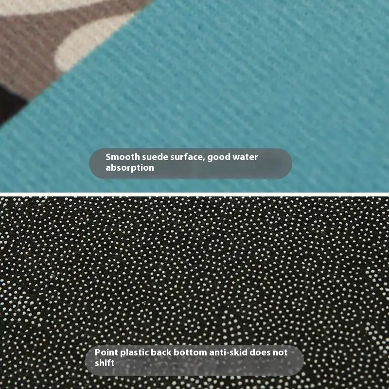 Stain-resistant, Soft And Absorbent Bathroom Mats