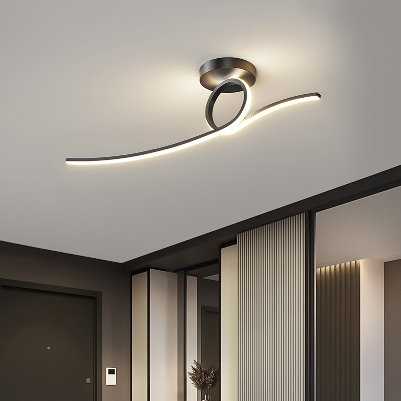Aisle Corridor Simple Modern Entrance Foyer Hallway Balcony Cloakroom Ceiling Strip Ceiling Lamp