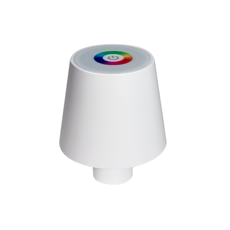Portable Combination Small Night-light Table Learning Lamp – Rgb Color Ring White 5200mah