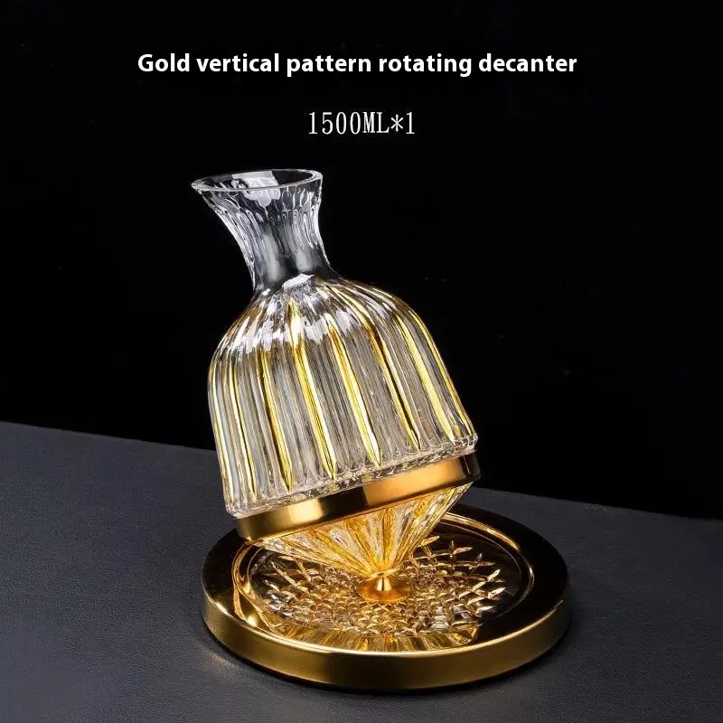 European-style Gold Crystal Glass Red Wine Goblet Suit