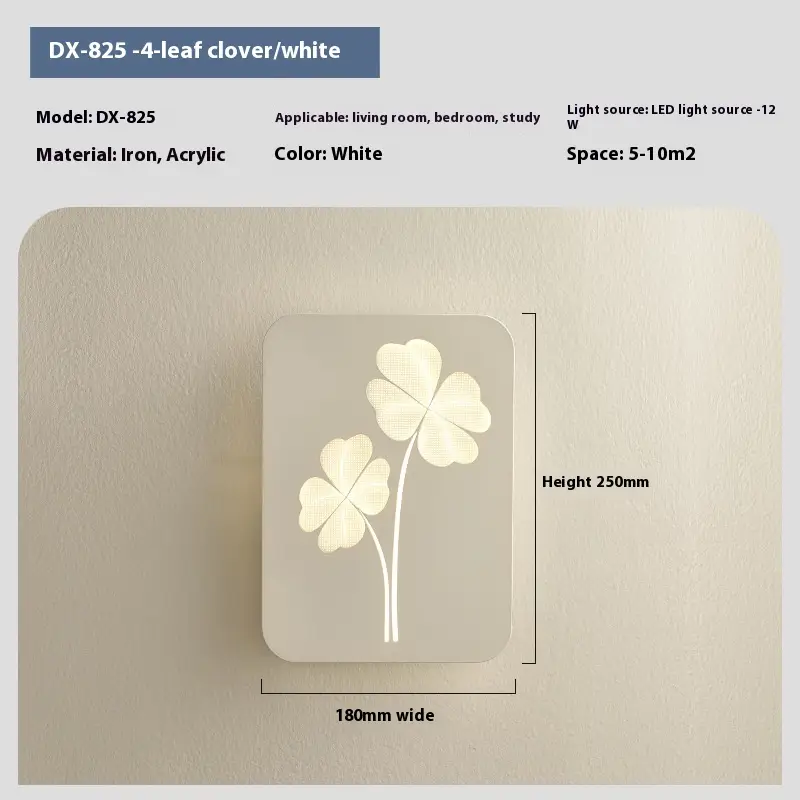 Bedroom Bedside Cream Style Balcony Aisle Wall Lamp